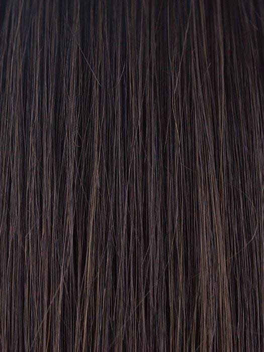 Synthetic Hair Topper (Lace Part) | Rene of Paris - DARK-CHOCOLATE image