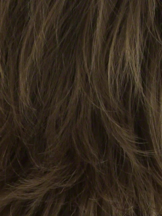 Logan Amore wig for kids chestnut brown layered synthetic hair with natural textured waves