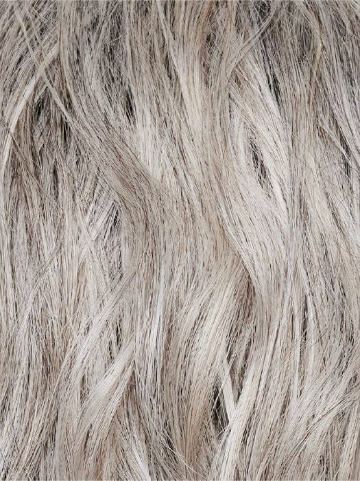 Synthetic Hair Topper (Lace Part) | Rene of Paris - SILVER-BROWN-MR image