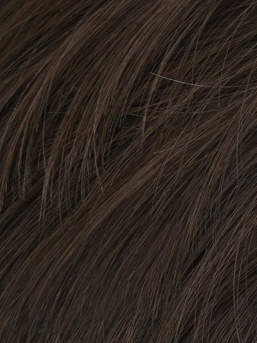 Sharp HIM wig for men HairUWear close up brown texture natural looking synthetic hair fibers
