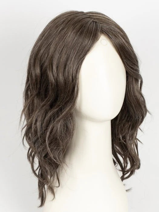 Admirable HIM wig for men by HairUWear shoulder length wavy brown wig with natural middle part