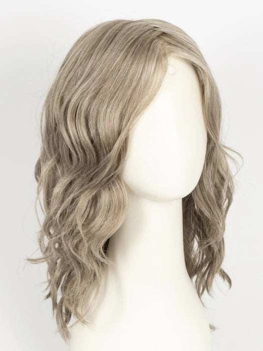 Admirable HIM wig for men by HairUWear shoulder length wavy ash blonde synthetic wig with side part