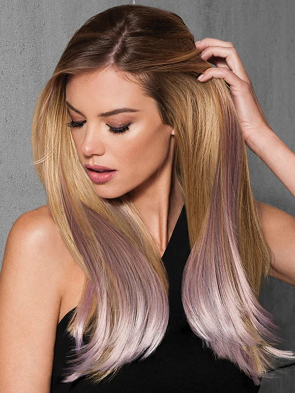23" Straight HF Synthetic Hair Extensions Kit (6 Piece) | Hairdo image 0