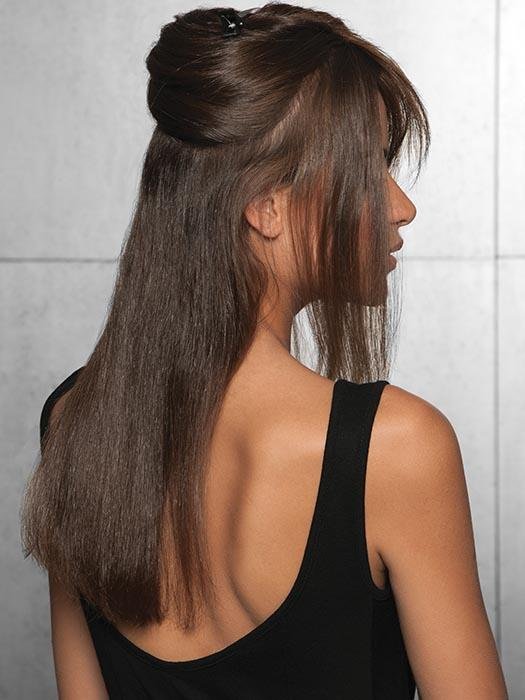 20" Human Hair Invisible Extension (1 pc) | Hairdo image 2