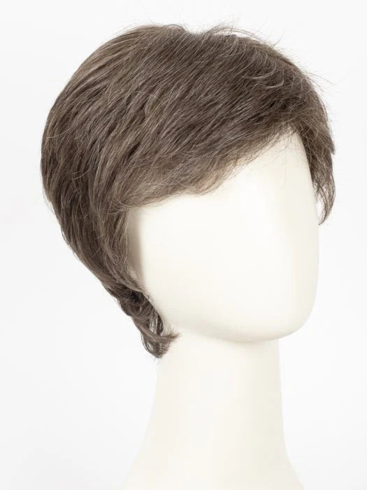 HairUWear men's natural look wig short layered ash brown style on mannequin for everyday wear